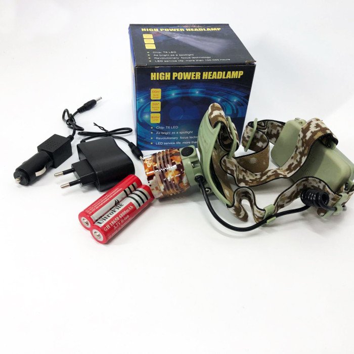 Ліхтар налобний CH-108-T6+COB(white+red), надпотужний ліхтар налобний, світлодіодний ліхтар на лоб