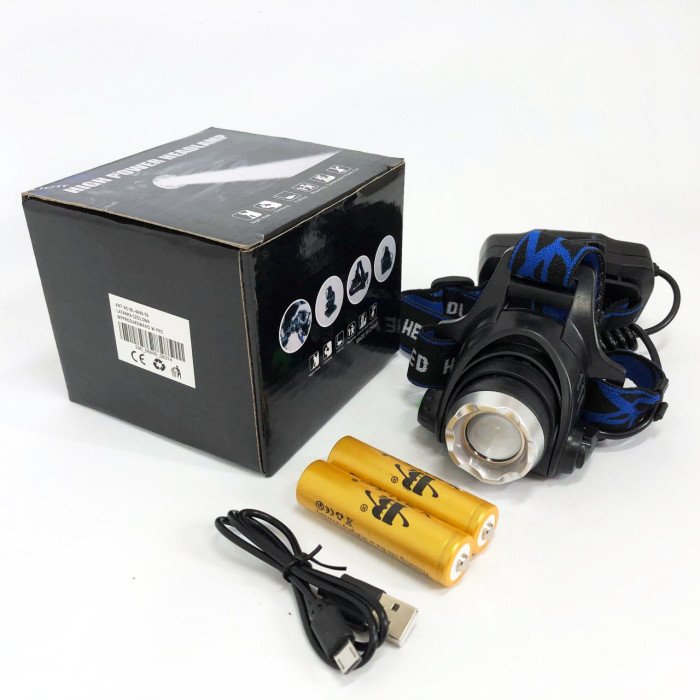 Ліхтар налобний Police BL-6699 (204C), Налобний ліхтарик bailong, Налобний ліхтарик з usb зарядкою