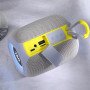 Портативна колонка TG655 5W з RGB підсвічуванням та ремінцем, Гучна блютуз колонка. Колір: сірий