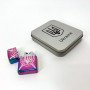 Дугова електроімпульсна запальничка USB Україна металева коробка HL-446. Колір: хамелеон