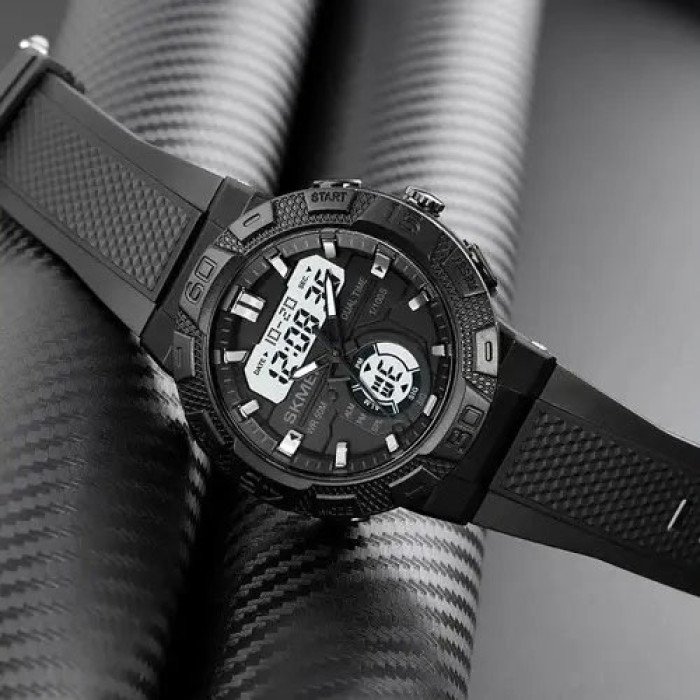 Годинник наручний чоловічий SKMEI 1881BKWT, годинник армійський оригінал, наручний годинник для військових