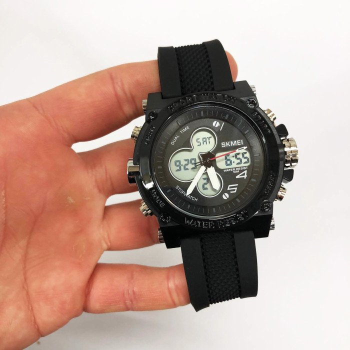 Годинник наручний чоловічий SKMEI 2065BKWT, водонепроникний чоловічий годинник, чоловічий спортивний
