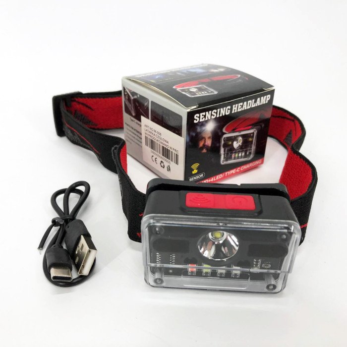 Ліхтар налобний M-006-XPG+8SMD+4SMD(white+red+green+blue+UV), Ліхтар акумуляторний для риболовлі