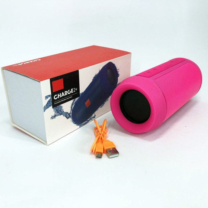 Колонка JBL CHARGE2+ J2 (аналог) Колір: рожевий