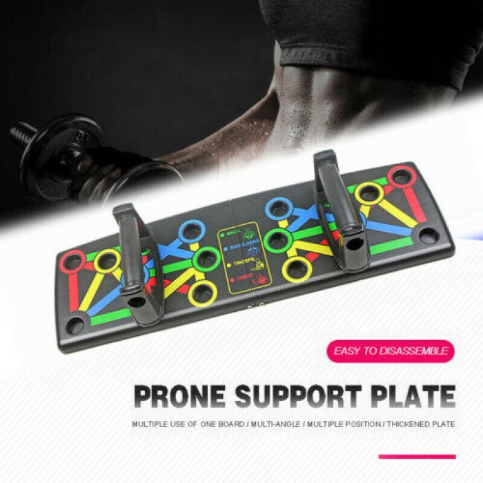 Подарунковий набір: еспандер гума для зарядок (exercise pipe) + тренажер для віджимань Foldable Push Up