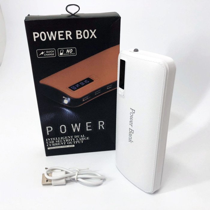 Портативний зарядний пристрій Павербанк 50000 mAh 3хUSB Power Bank Smart Tech. Колір: білий