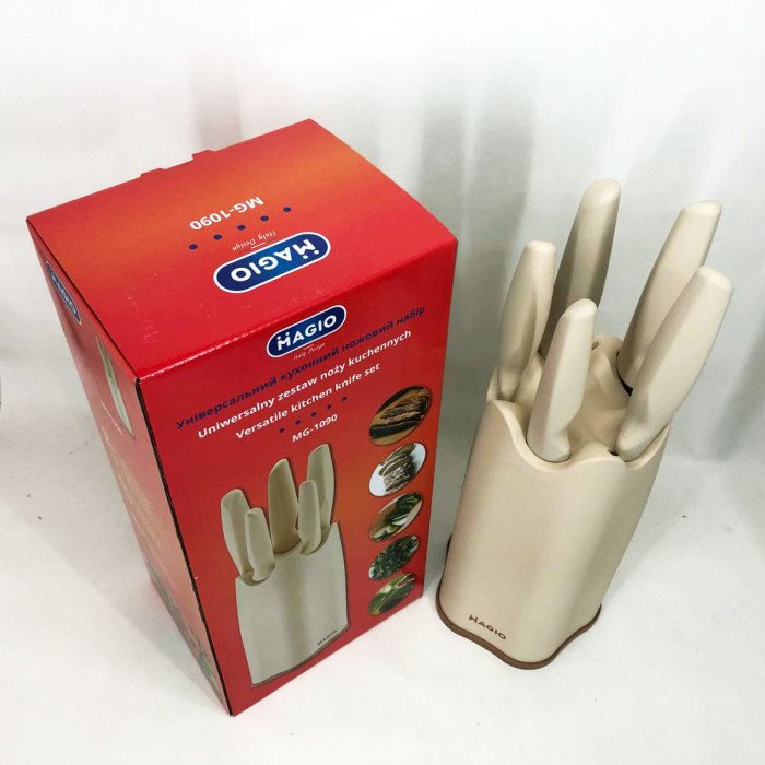 Набір ножів універсальний кухонний Magio MG-1090, кухарські ножі набір, кухонні ножі