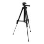 Штатив для телефону та фотоапарата Tripod 3120 PRO портативний трипод 0,35-1.02м висота. Колір: чорний