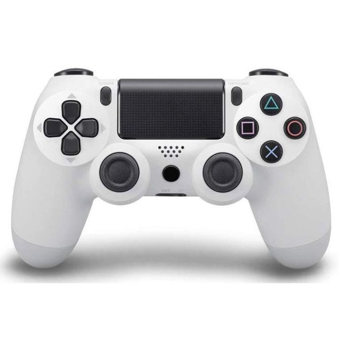Джойстик DOUBLESHOCK для PS 4, бездротовий ігровий геймпад PS4/PC акумуляторний джойстик. Колір білий