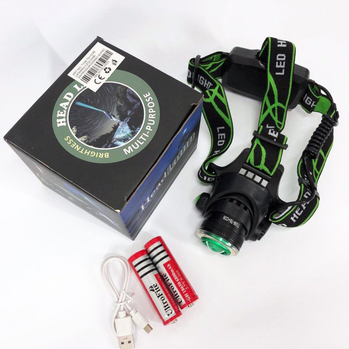 Ліхтар налобний T106-T6+COB, надпотужний ліхтар налобний, світлодіодний ліхтар на лоб