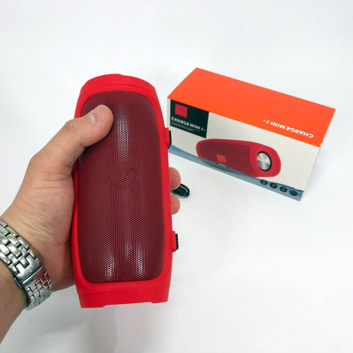 Колонка портативна акустична система Charge Mini E3 (аналог). Колір червоний