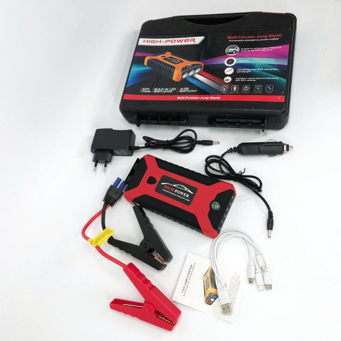 Автономний пуско-зарядний пристрій High Power HB29 12В 99800 мАг Зарядний пусковий пристрій для авто