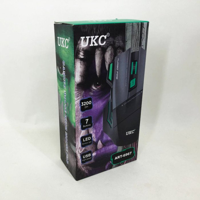 Мишка провідна ігрова UKC 6967 з килимком