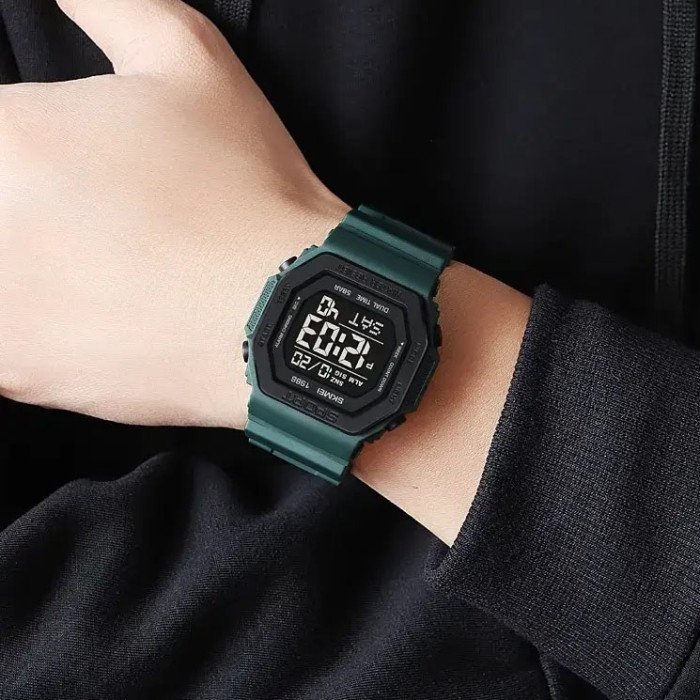 Годинник наручний чоловічий SKMEI 1988DKGN, годинник наручний електронний тактичний, годинник армійський оригінал