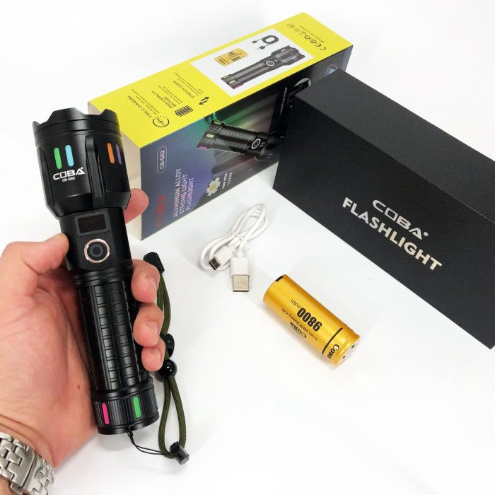 Ліхтар NIGHT VISION FLUORESCENCE CB-G62-TG, Надпотужний ліхтарик, Водонепроникний ліхтарик, Яскравий ліхтарик