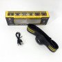 Ліхтар налобний T134-XPE-4COB (white+yellow+red) Motion Sensor, налобний ліхтарик із usb зарядкою