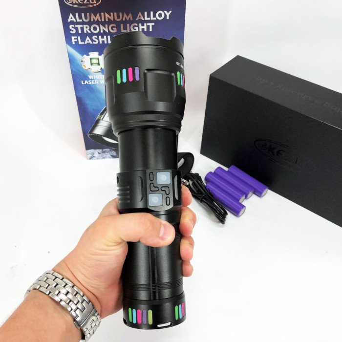 Ліхтар NIGHT VISION FLUORESCENCE G01-PM50-TG, Потужний кишеньковий ліхтарик, Сильний ліхтарик