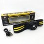 Ліхтар налобний T134-XPE-4COB (white+yellow+red) Motion Sensor, налобний ліхтарик із usb зарядкою