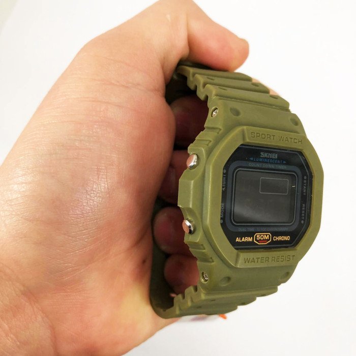 Годинник наручний чоловічий SKMEI 1628AGBK, оригінальний чоловічий годинник, брендовий чоловічий годинник