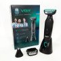 Акумуляторна електробритва для стрижки VGR V-601 від USB бритва електрична з професійною насадками