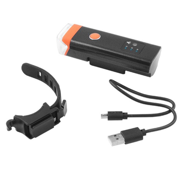 Велосипедний ліхтар HJ-047-XPG ULTRA LIGHT, антивідблиск, сенсор, Лед фара на велосипед, Фарана кермо