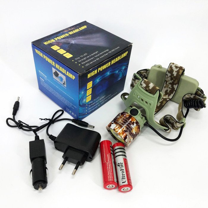 Ліхтар налобний CH-108-T6+COB(white+red), надпотужний ліхтар налобний, світлодіодний ліхтар на лоб