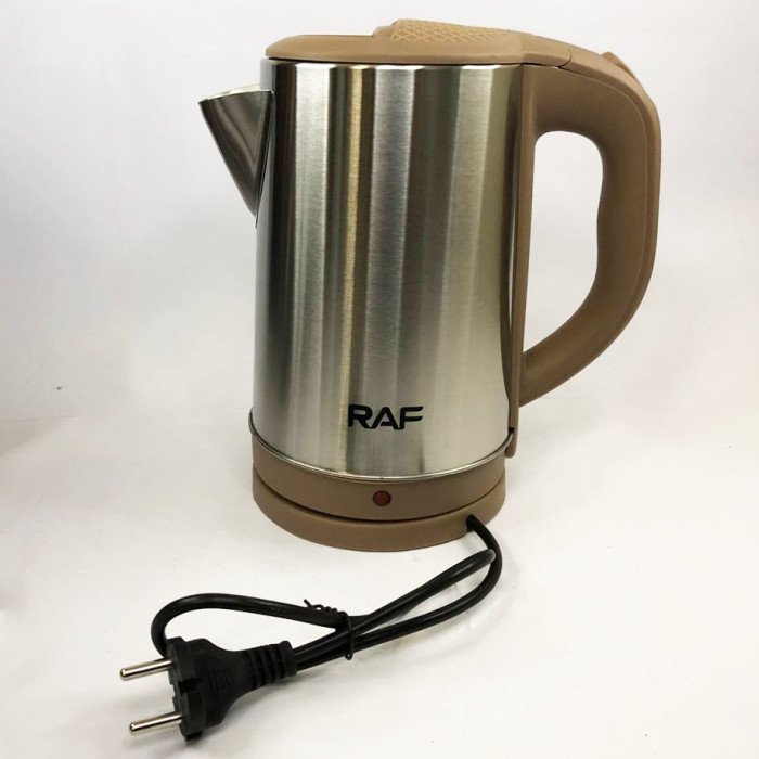 Електрочайник з нержавіючої сталі RAF R7883 2,3л. Колір: коричневий