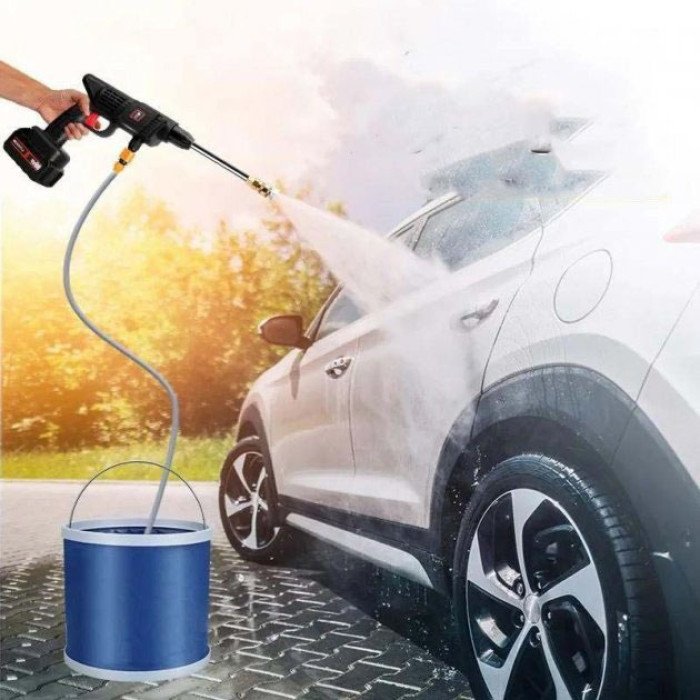 Акумуляторна Мийка з 2-ма АКБ Портативна Ручна Високого Тиску Універсальна