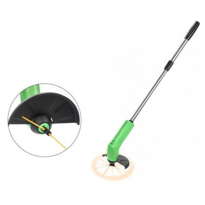 Газонокосарка для саду Zip Trim акумуляторна, Тример для трави та кущів для підстригання газону