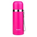 Термос питний Magio MG-1048P 350 мл, Термочашки для гарячих напоїв, Фляга для пікніка. Колір: рожевий