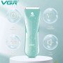 Дуже тиха бездротова машинка для стрижки волосся дітей VGR V-150 з двосторонніми насадками