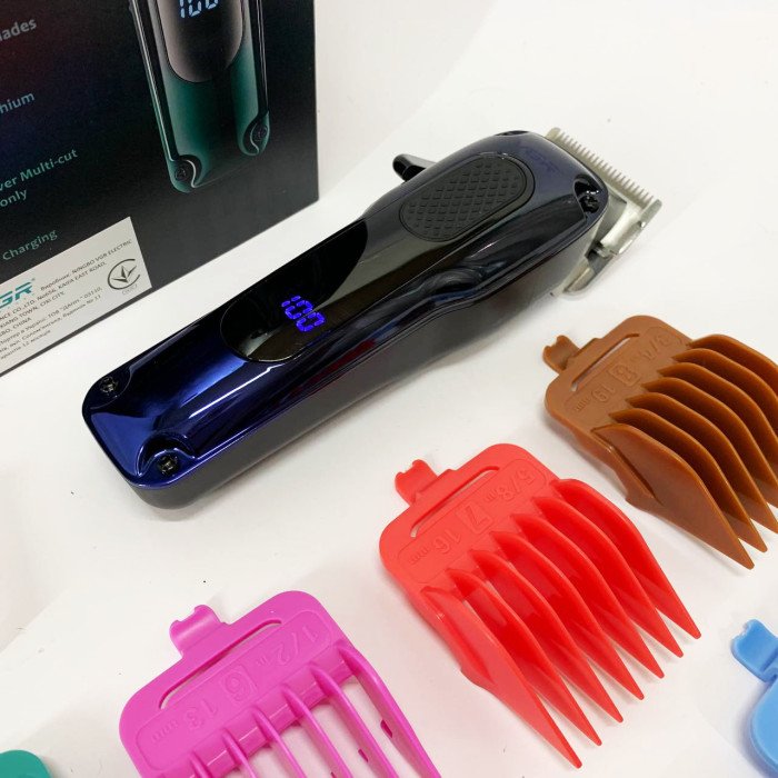 Тример для бороди та тіла, VGR V-013 PROFCOMPLEX тример для стрижки волосся. Колір: синій