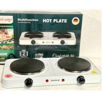 Електрична плита дискова плита Rainberg RB-999 електроплита 2400Вт White