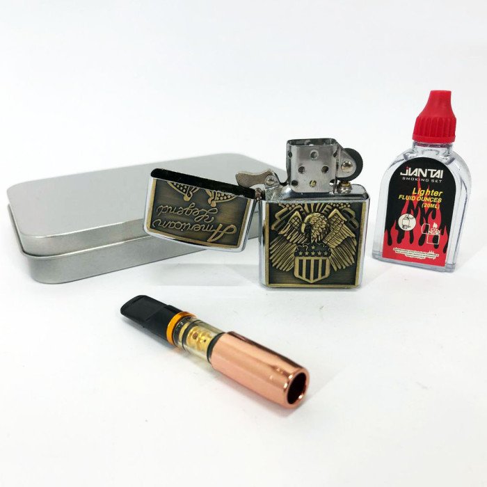 Запальничка бензинова в подарунковій коробці N1, запальничка на день народження, запальнички бензинові