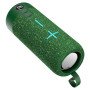 Портативна Bluetooth колонка TG619C FM-радіо USB/TF з ремінцем, колонка з акумулятором. Колір: зелений