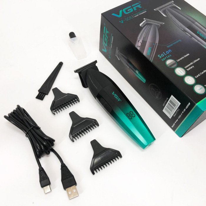 Машинка для стрижки волосся VGR V-906 тример для окантовки та стрижки бороди