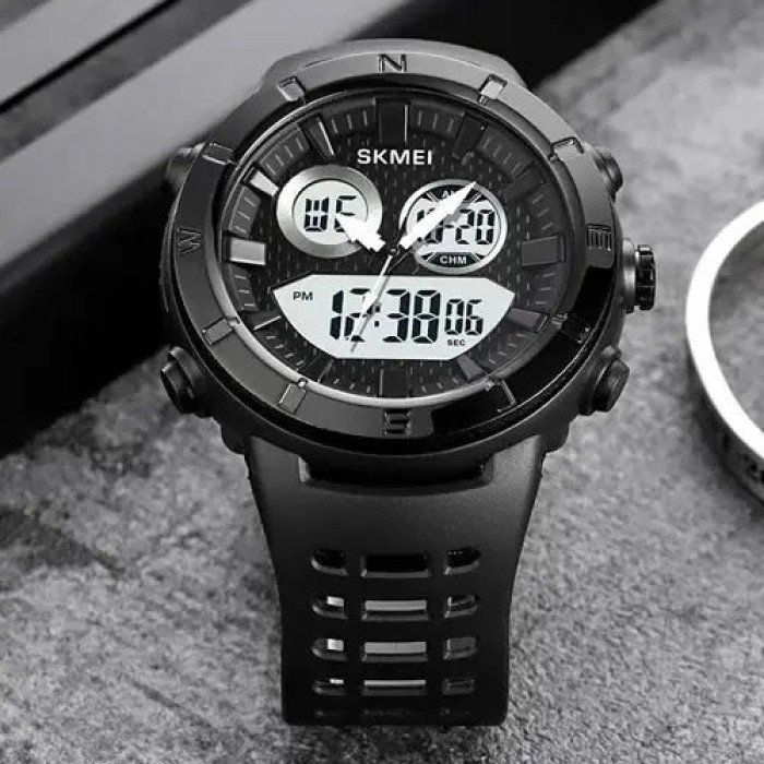 Годинник наручний чоловічий SKMEI 2014BKWT, годинник наручний електронний тактичний, годинник армійський оригінал