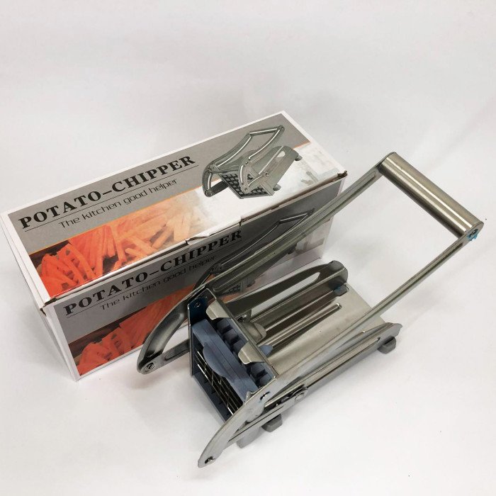 Ручна картоплерізка металева машинка Potato Chipper для нарізки картоплі фрі UN12-15