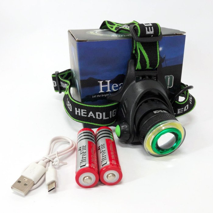 Ліхтар налобний T106-T6+COB, надпотужний ліхтар налобний, світлодіодний ліхтар на лоб