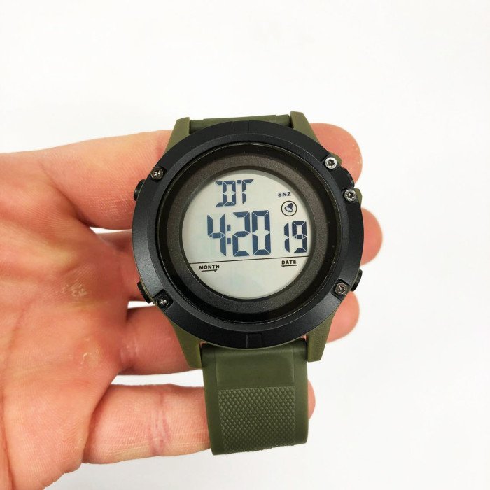 Годинник наручний чоловічий SKMEI 1508AGWT ARMY GREEN-WHITE, Водонепроникний чоловічий годинник. Колір: зелений
