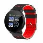 Фітнес трекер розумний смарт годинник UWatch 119 Plus з крокоміром. Колір: червоний
