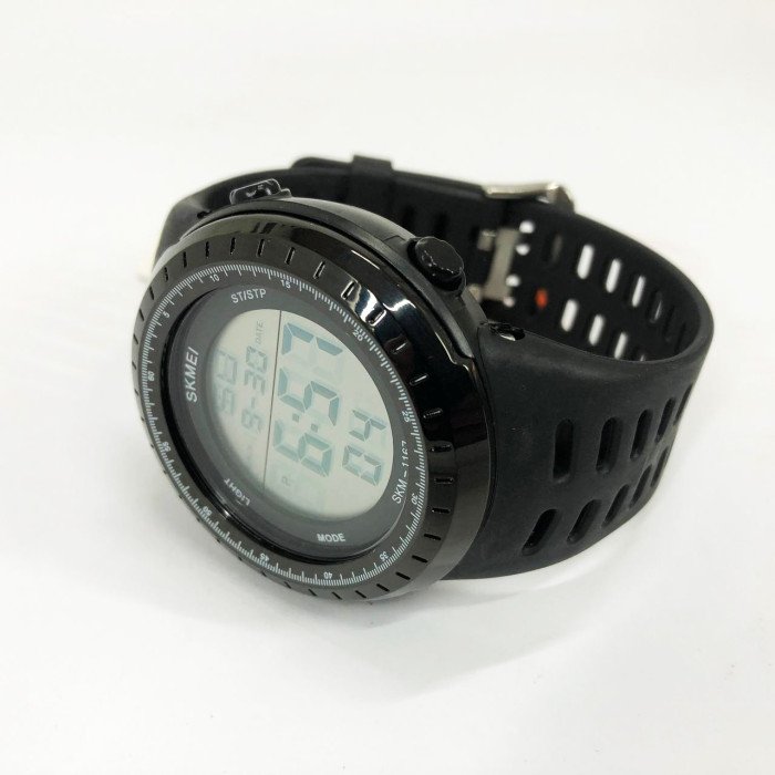 Годинник наручний чоловічий SKMEI 1167BK BLACK, армійський годинник протиударний. Колір: чорний