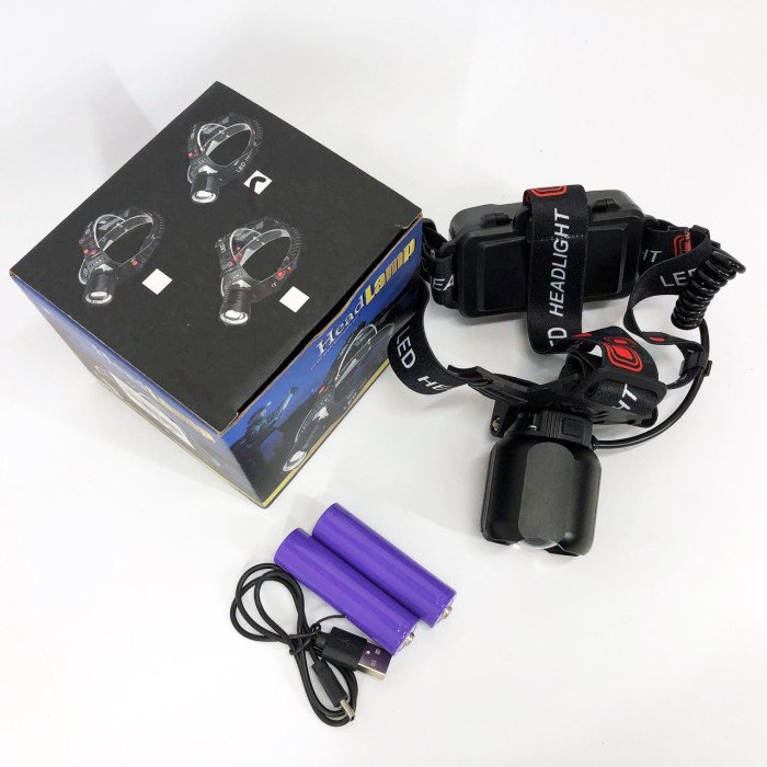 Ліхтар налобний PLD-T115-PM30-TG, ліхтар акумуляторний для риболовлі, ліхтар на голову для бігу