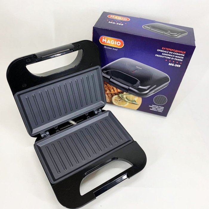Бутербродниця сендвічниця Magio MG-369