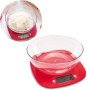 Ваги кухонні MAGIO MG-290, кухонні ваги зі знімною чашею, електронні ваги для продуктів. Колір: червоний