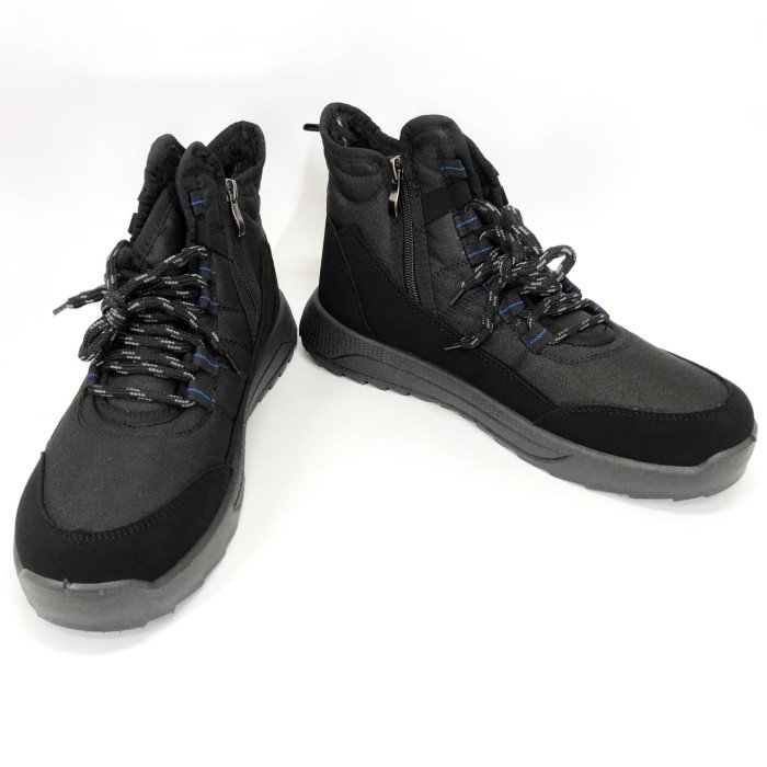 Черевики чоловічі 46 розмір, Кросівки для зимових прогулянок, Зимові чоловічі кросівки з текстилю черевики
