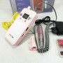 Портативний фрезер для нігтів Nail Drill YT-928 акумуляторний з індикатором заряду на 35 000 оборотів. Колір: рожевий