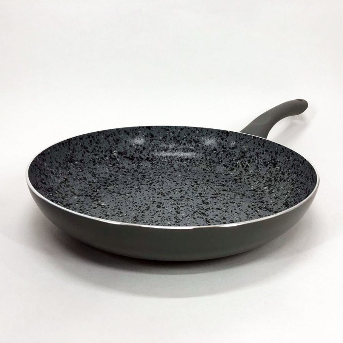 Сковорода Well Done WD-1028B з покриттям LightStone 28 см, сковорода з індукційним дном, для смаження