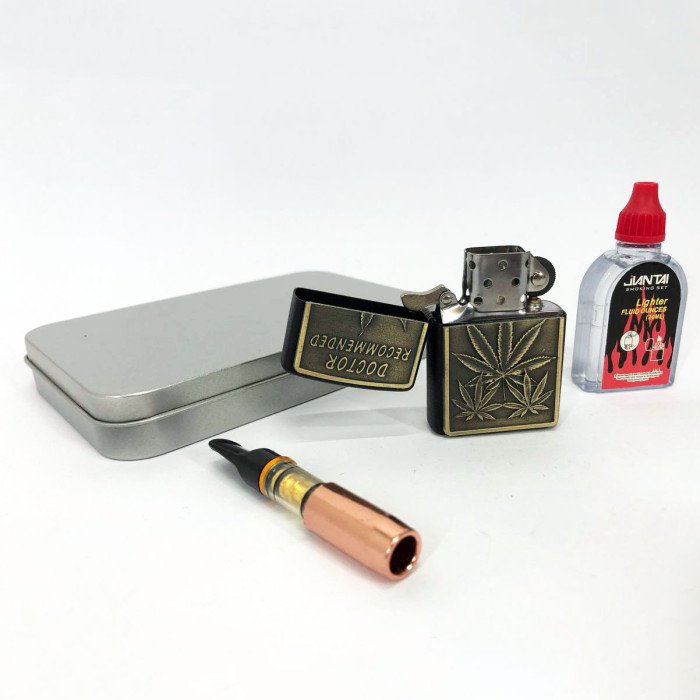 Запальничка бензинова в подарунковій коробці N10, Запальнички бензинові, Подарункові запальнички для куріння.