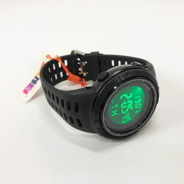 Годинник наручний чоловічий SKMEI 1681BKBK ALL BLACK, армійський годинник протиударний. Колір: чорний